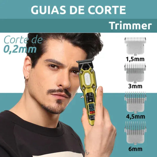 Combo Profesional De Máquina + Patillera VGR V-600 & V-900