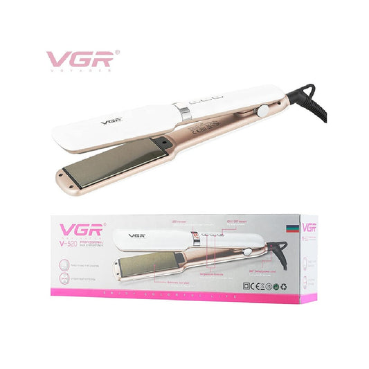 Plancha Para Cabello Original VGR V-520 Placa Ancha Revestida De Cerámica