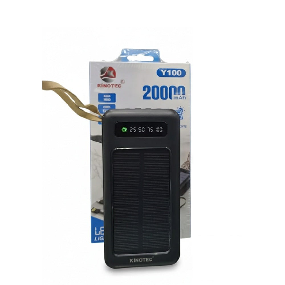 Power Bank Con Panel Solar 20.000 mAh
