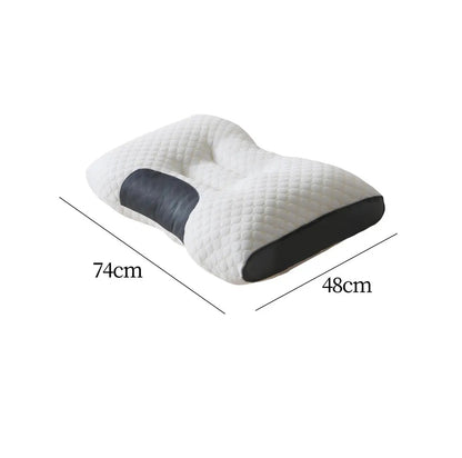 Almohada Ortopédica Ergonómica Cervical con Cavidad Central y Tejido Transpirable 3D