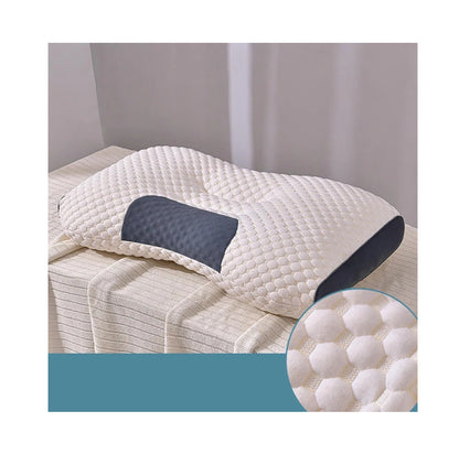 Almohada Ortopédica Ergonómica Cervical con Cavidad Central y Tejido Transpirable 3D