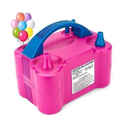 Inflador Eléctrico De Globos Doble Boquilla