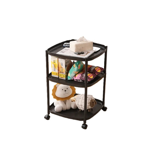 Carrito Organizador De 3 Niveles Con Ruedas Y Bandejas Multiusos