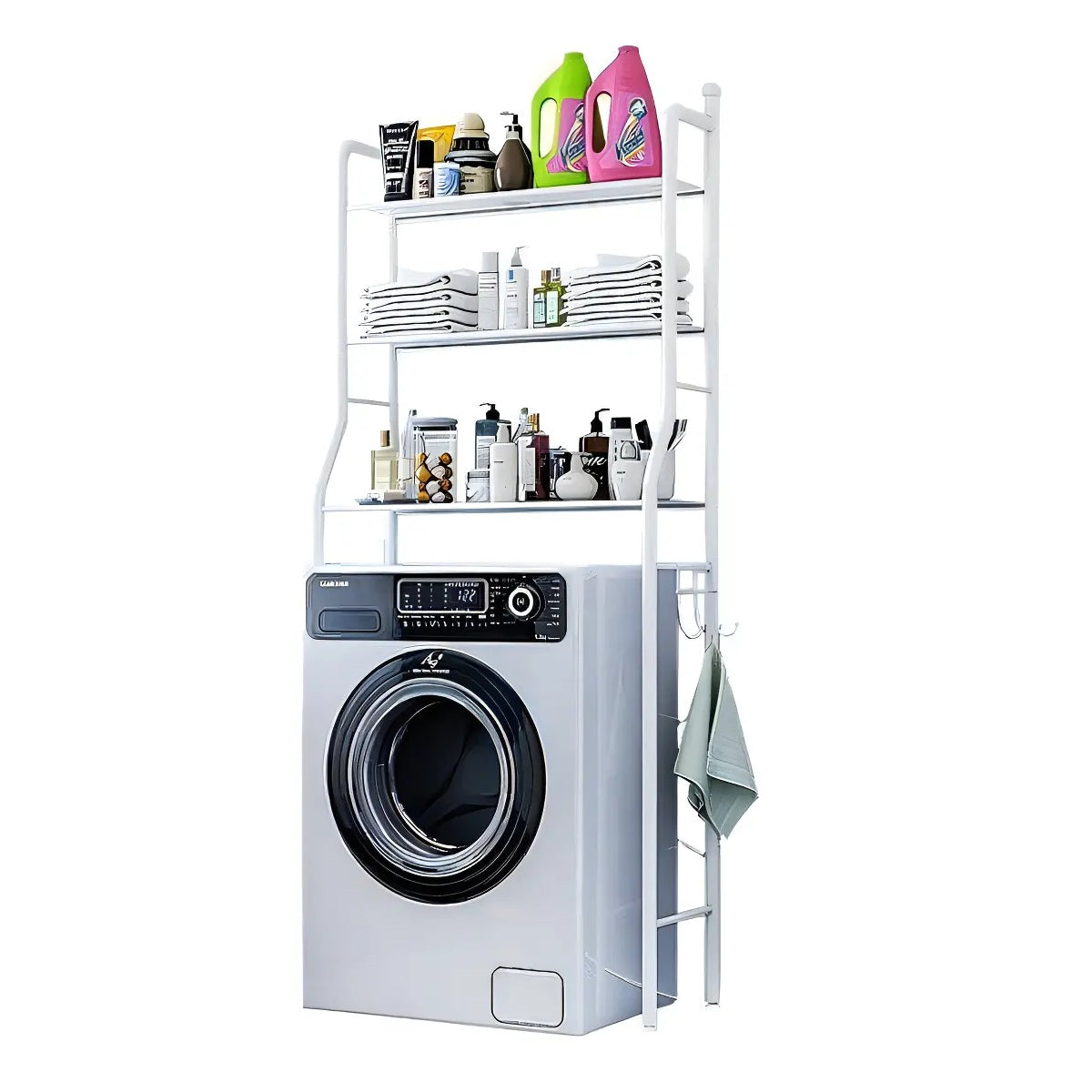 Estante Organizador De 3 Niveles Para Lavadora Y Baño
