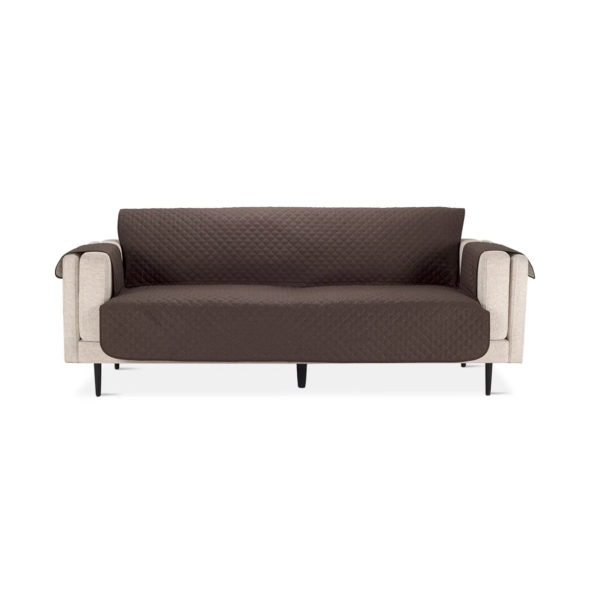 Protector De Sofa Doble Faz Cubre Sofá Para 3 Puesto x 1 Und