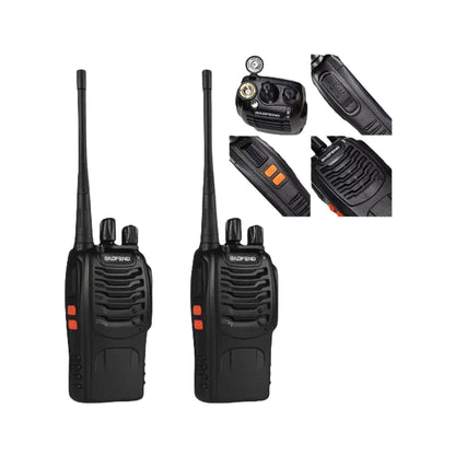 Radio Intercomunicador Baofeng BF-888S x2
