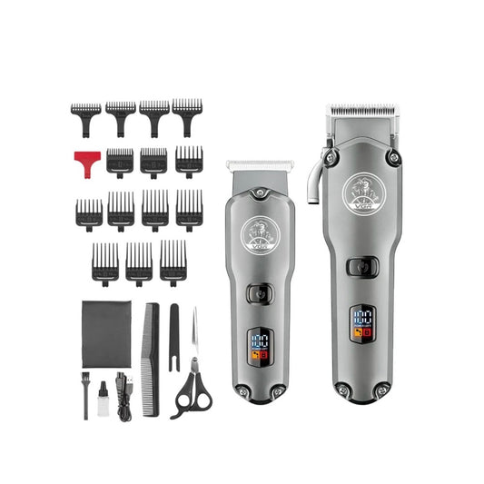 Combo Maquinas Para Cortar Cabello Profesional Set VGR V675