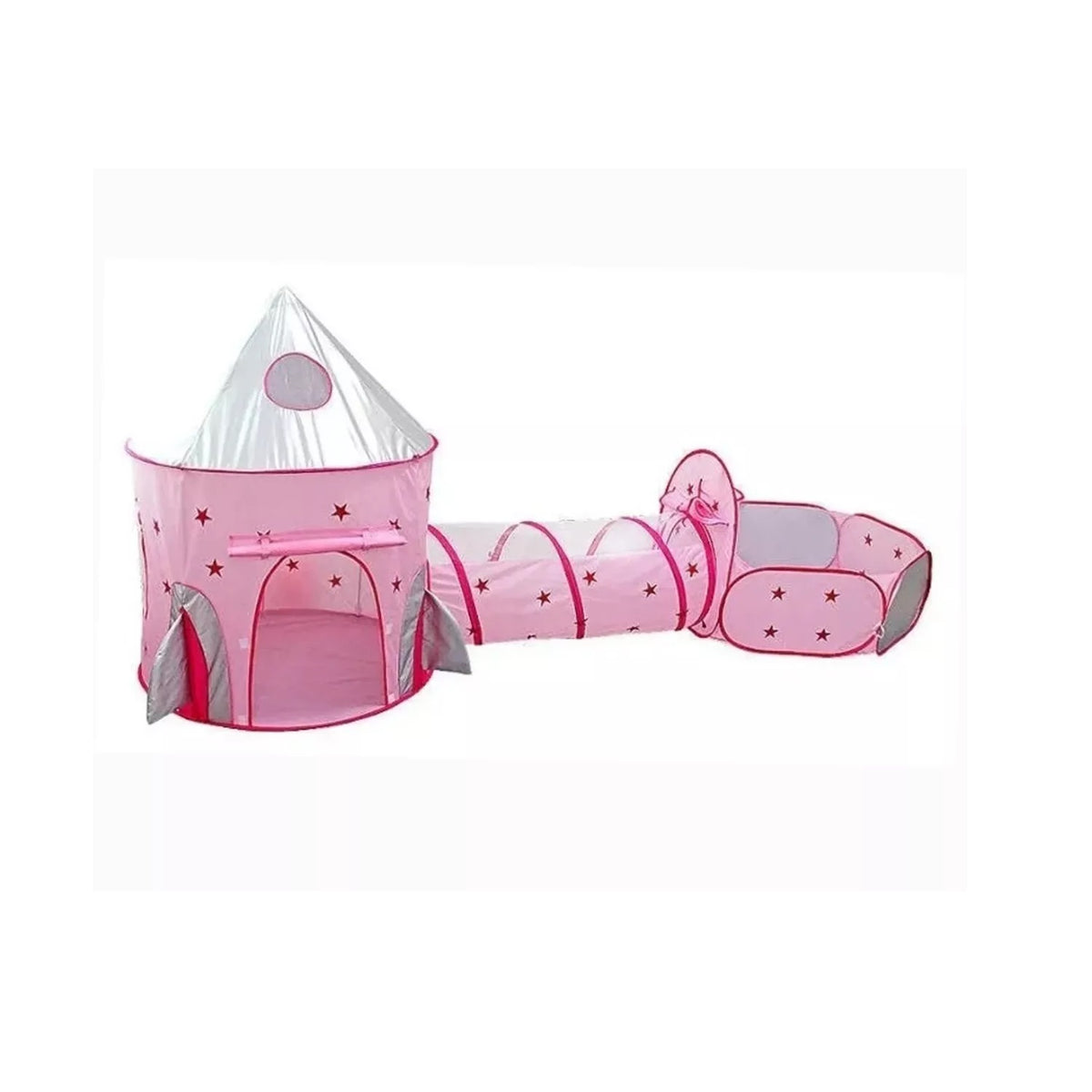 Carpa Infantil Castillo Con Túnel Piscina De Pelotas