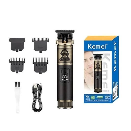 Máquina Cortadora De Pelo Kemei-2250 Trimmer Recargable