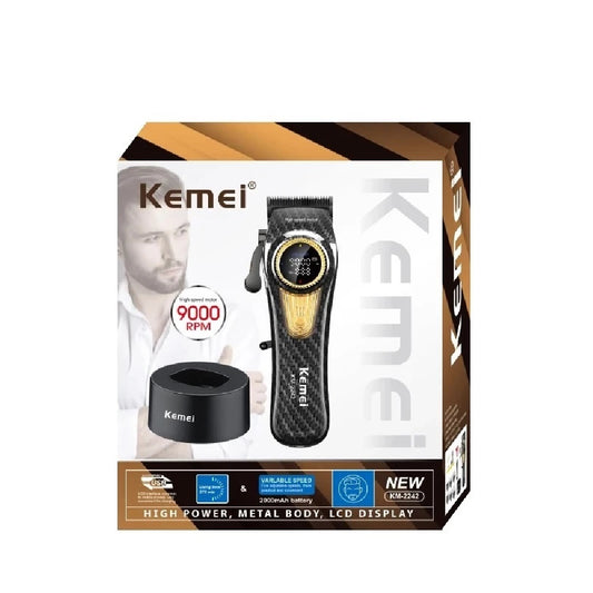 Maquina De Corte Para Cabello Profesional KM-2242 Recargable