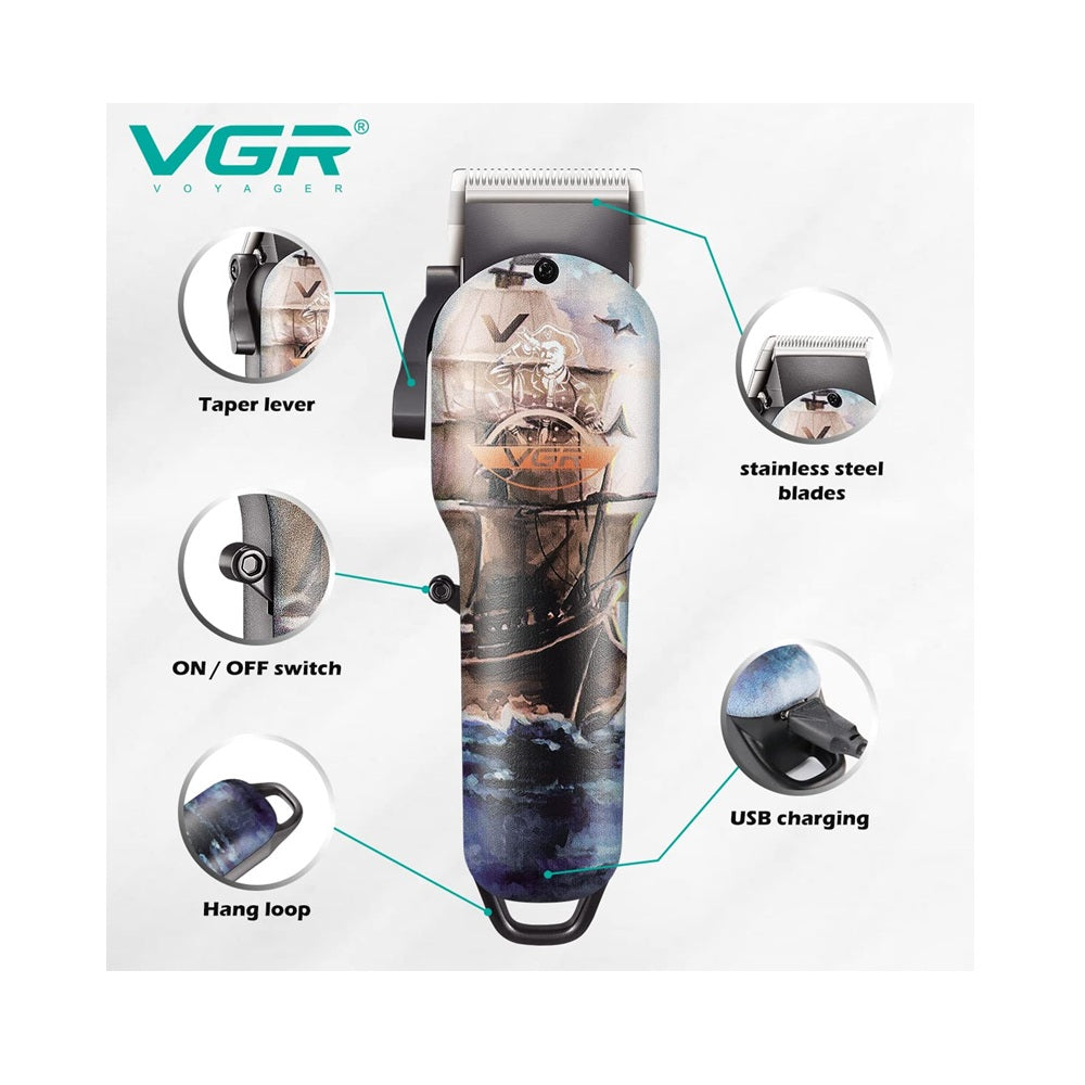 Maquina Peluquera Original VGR V690 Cortadora Inalambrica