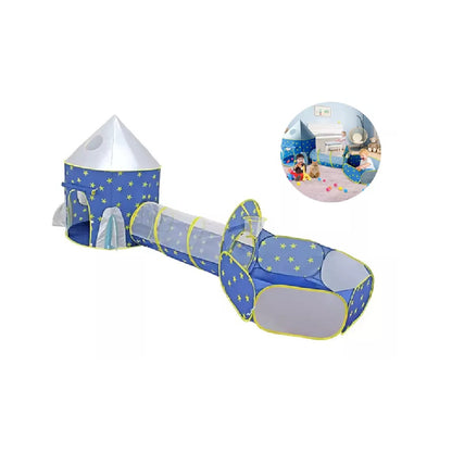 Carpa Infantil Castillo Con Túnel Piscina De Pelotas
