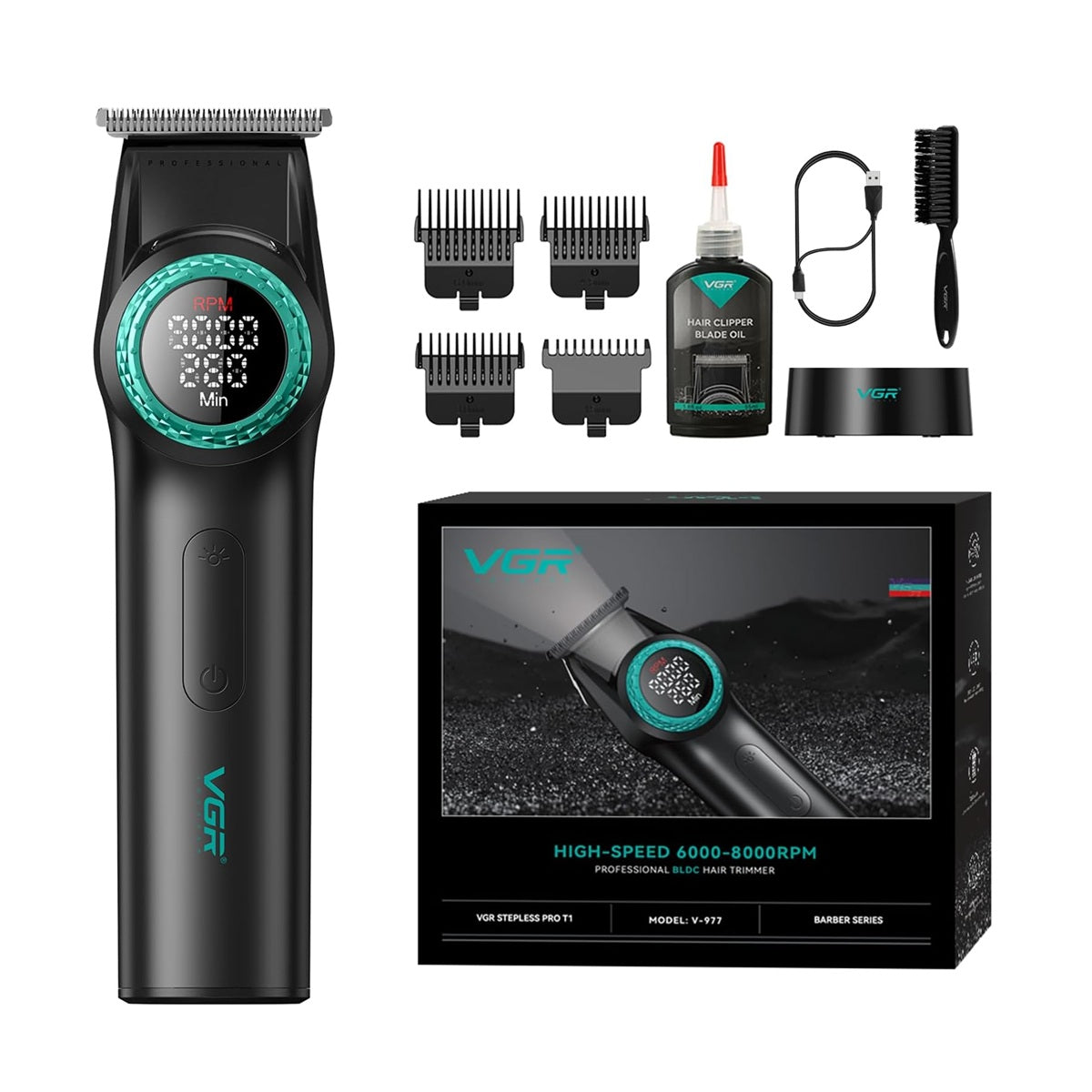 Cortadora De Cabello Profesional VGR V-977 8.000 RPM