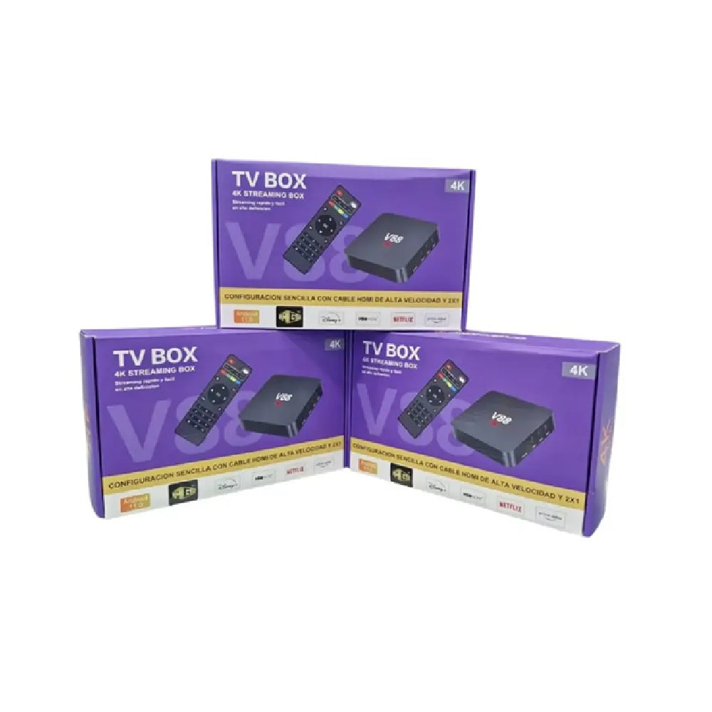 Tv Box 4K Streaming Box 4 GB Ram x 32 GB