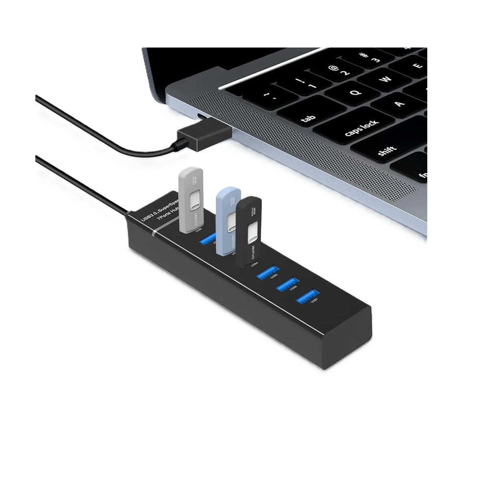 Multipuertos Para USB 7 Puertos 3.0 Hub02