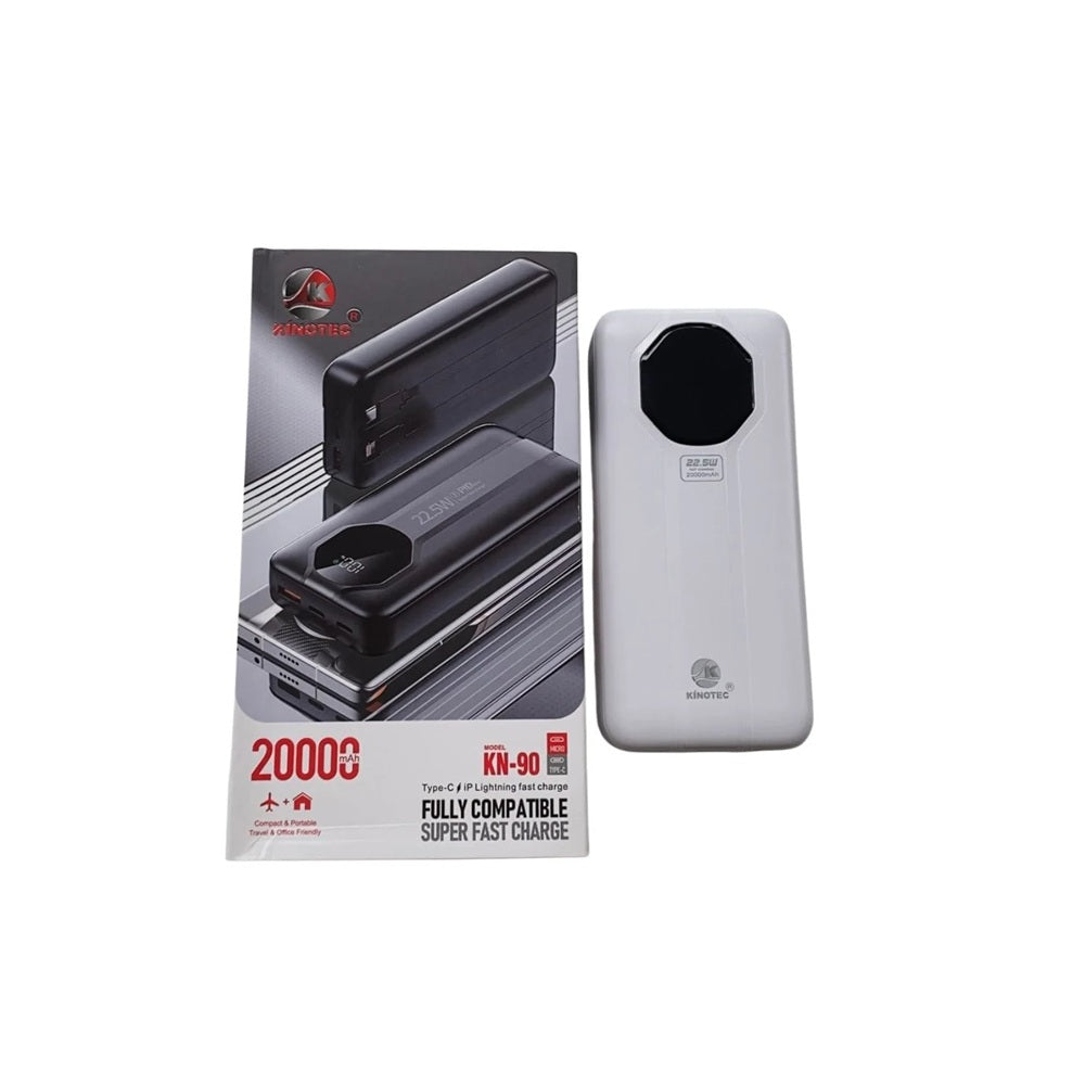 Power Bank Bateria Externa Kinotec De 20.000 mAh